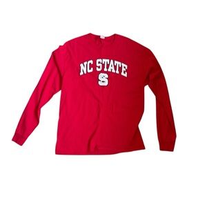 NC State Wolfpack Hanes Red Long Sleeve Tee
